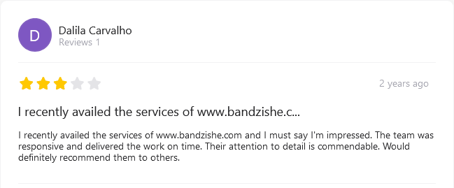 Dalila Carvalho Testimonial Dalila Carvalho Testimonial