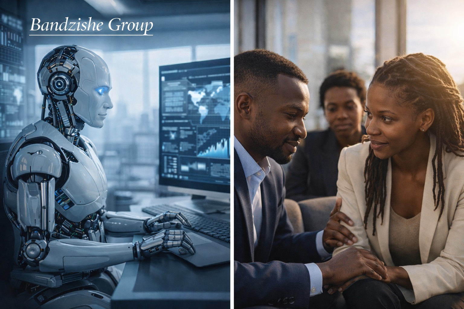 Machine Logic vs Human Empathy Image2 by Bandile Ndzishe of Bandzishe Group