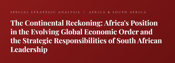 Special Strategic Analysis _ Africa & South Africa