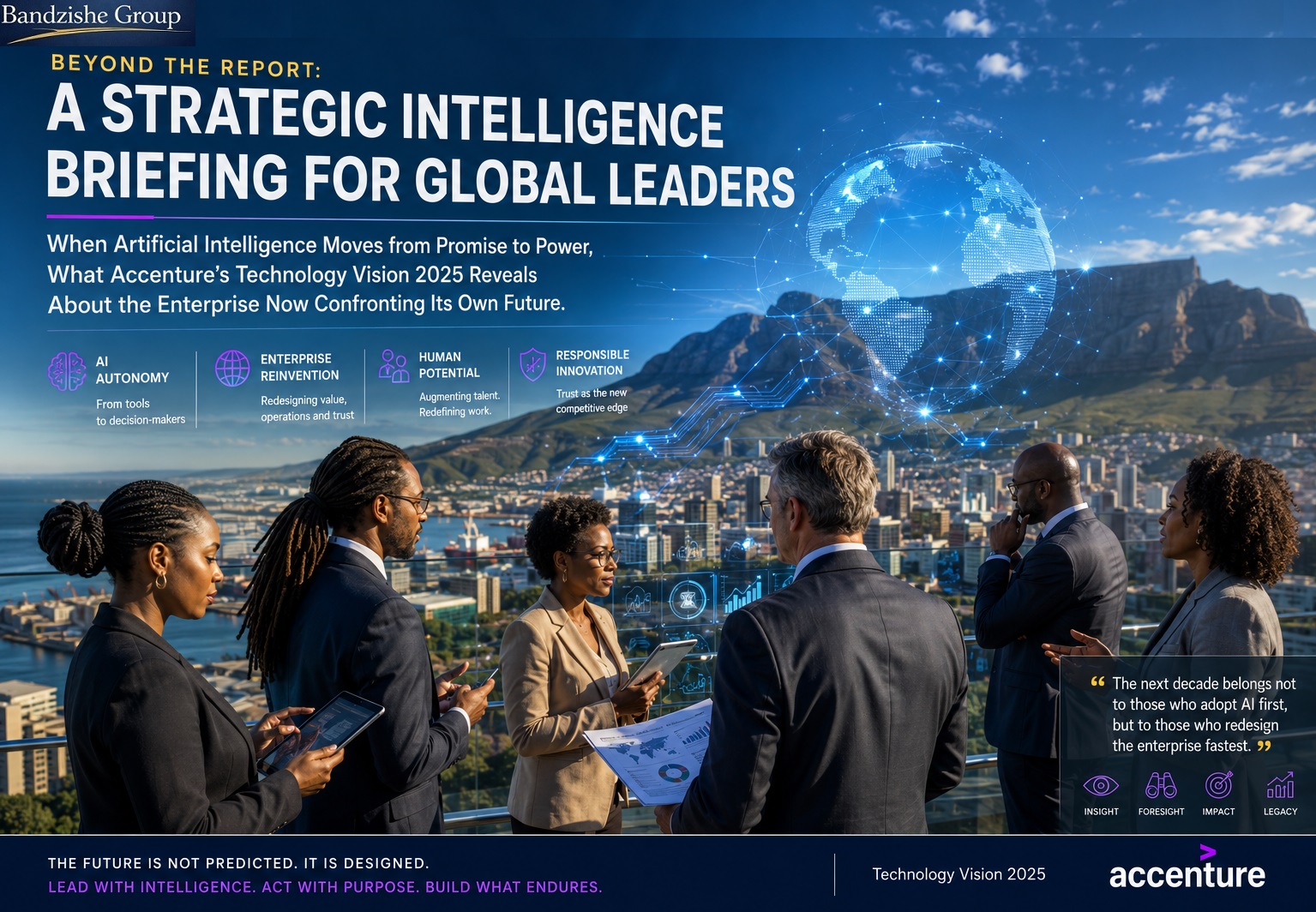 AI Moves from Promise2Power Header Image by Bandile Ndzishe of Bandzishe Group